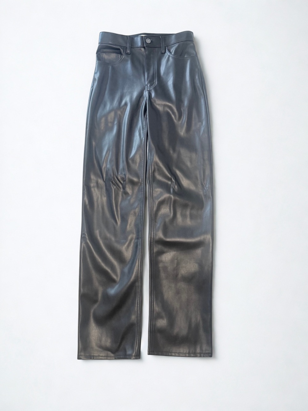 Abercrombie & Fitch Women’s High Rise 90s Relaxed Vegan Leather Pant